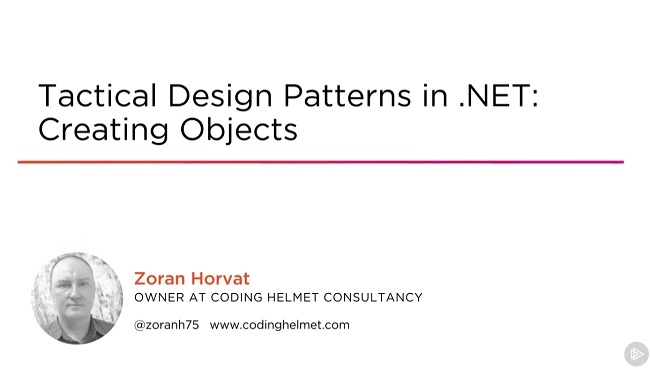 دانلود فیلم آموزشی Tactical Design Patterns in .NET Creating Objects