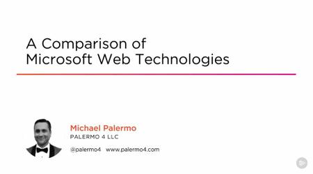 دانلود فیلم آموزشی A Comparison of Microsoft Web Technologies