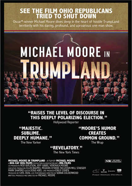 دانلود مستند Michael Moore in TrumpLand 2016