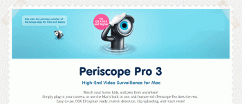 دانلود نرم افزار مشاهده زنده ویدئوها و دوربین های نظارتی برای مک Periscope 