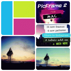 دانلود نرم افزار ترکیب عکس ها در مک PicFrame