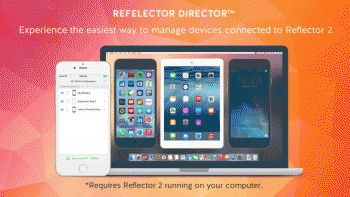 دانلود نرم افزار پخش صفحه نمایش انواع گوشی و تبلت از کامپیوتر در مک Reflector