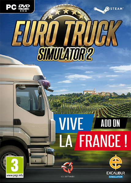 دانلود بازی کامپیوتر Euro Truck Simulator 2 Vive la France نسخه SKIDROW