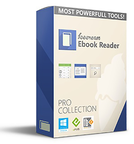 دانلود نرم افزار مدیریت و مطالعه ی کتاب های الکترونیکی Icecream Ebook Reader Pro v5.17
