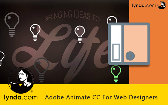 دانلود فیلم آموزشی Lynda Adobe Animate CC For Web Designers لیندا