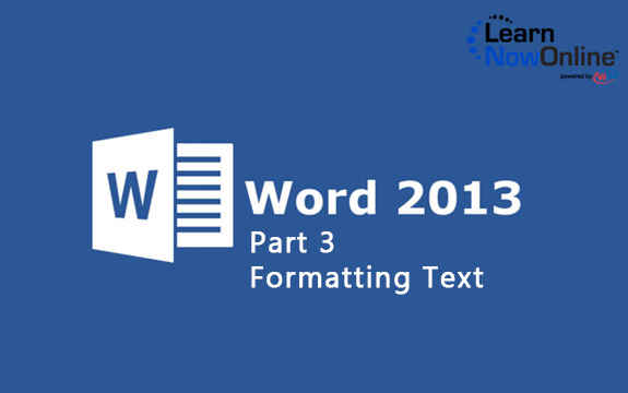 دانلود فیلم آموزشی LearnNowOnline Word 2013 Part 3 Formatting Text
