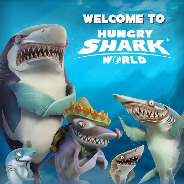 بازی hungry shark world جدید