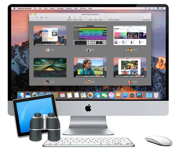 دانلود نرم افزار مدیریت شبکه در مک Apple Remote Desktop