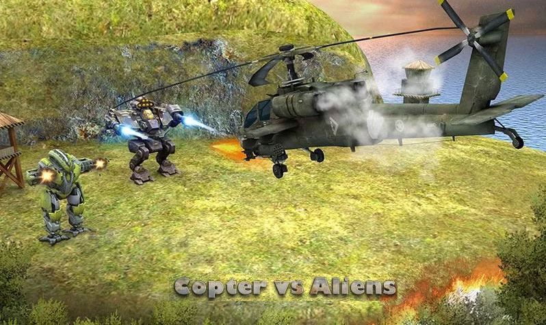 دانلود بازی زیبای Copter vs Aliens v1.3 برای اندروید