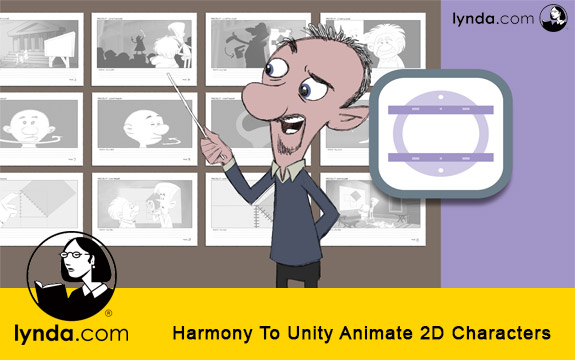 دانلود فیلم آموزشی Lynda Harmony To Unity Animate 2D Characters لیندا