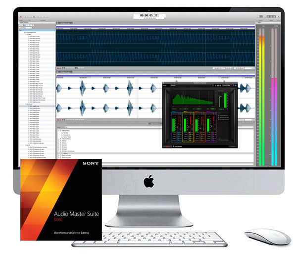 دانلود مجموعه ابزار تولید ، میکس و مستر موزیک در مک Sony Audio Master Suite