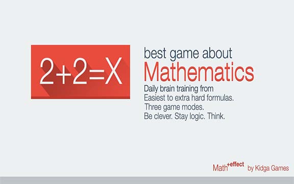 دانلود بازی Math Effect 1.14 برای اندروید – بازی چالش ذهن با حل معادلات ریاضی
