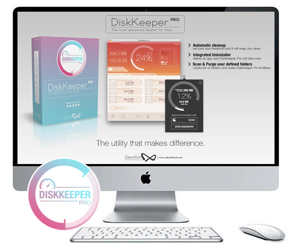 دانلود نرم افزار پاکسازی و بهینه سازی مک DiskKeeper Pro