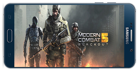 دانلود بازی Modern Combat 5 Blackout v5.8.6b برای اندروید و iOS