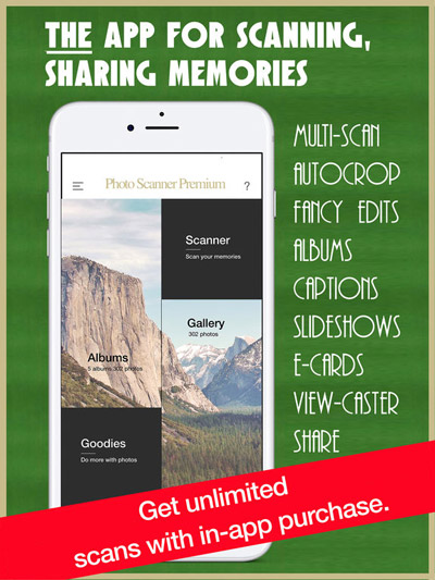 دانلود نرم افزار Photo Scanner Premium: Digitize Memories v1.0 برای آيفون،آيپد و آيپاد