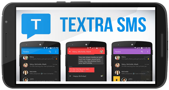 دانلود نرم افزار Textra SMS Pro v3.42 برای اندروید