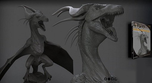 دانلود دوره آموزشی Sculpting a Dragon with ZBrush از The Gnomon Workshop