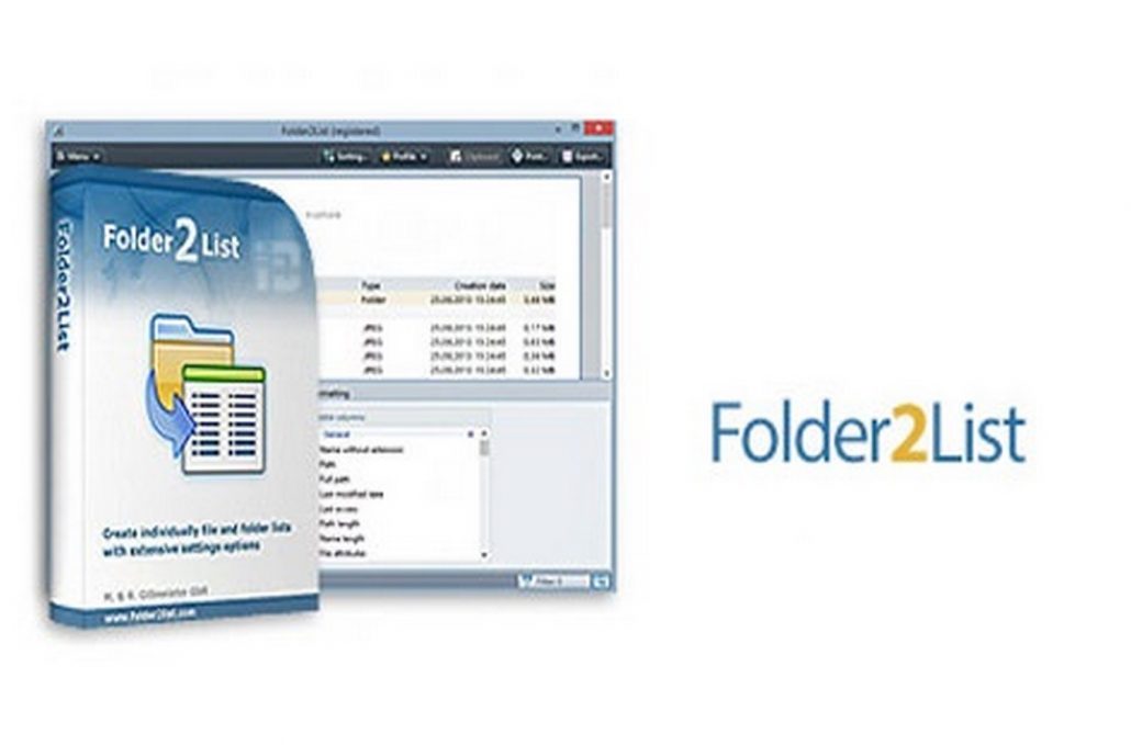 Folder2List 3.27.1 instal the new version for windows