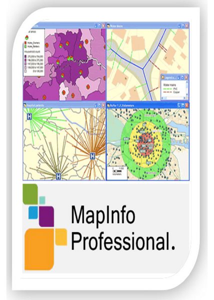 دانلود نرم افزار تحلیل نقشه برداری و مهندسی استراتژیک  Pitney Bowes MapInfo Pro 16.0.2 Build 205 X64/X86