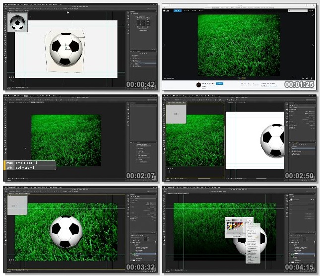 دانلود دوره آموزشی Motion Graphics for Video Editors: Working with 3D Objects