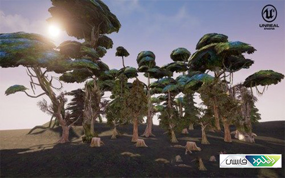 دانلود مجموعه مدل های سه بعدی درخت مخصوص بازی
