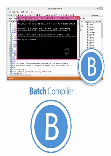 دانلود نرم افزار تبدیل اسکریپت بچ به فایل اجرایی Batch CompilerPro v17.1