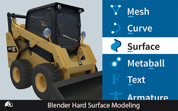 دانلود فیلم آموزشی Blender Hard Surface Modeling لیندا