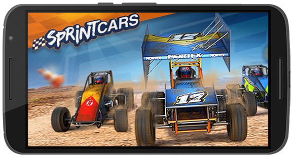 دانلود بازی Dirt Trackin Sprint Cars v1.0.7 برای اندروید و iOS