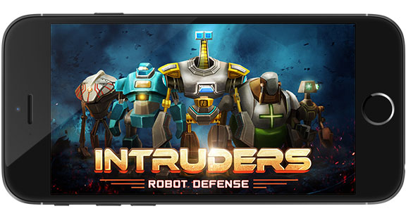 دانلود بازی INTRUDERS Robot Defense v1.0 برای اندروید و iOS