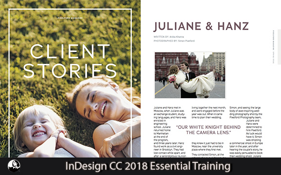 دانلود فیلم آموزشی InDesign CC 2018 Essential Training لیندا
