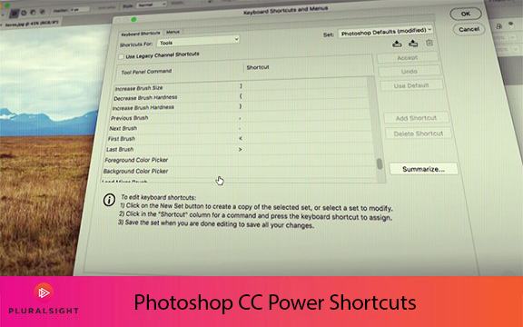 دانلود فیلم آموزشی Photoshop CC Power Shortcuts