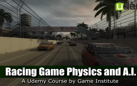 دانلود فیلم آموزشی Racing Game Physics and Artificial Intelligence