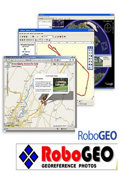 دانلود نرم افزار نمایش مشخصات جغرافیایی و ژئوکد تصاویر RoboGEO v6.3.2