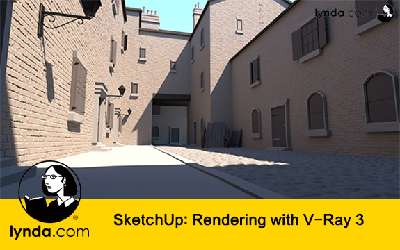 دانلود دوره آموزشی SketchUp: Rendering with V-Ray 3 از Lynda