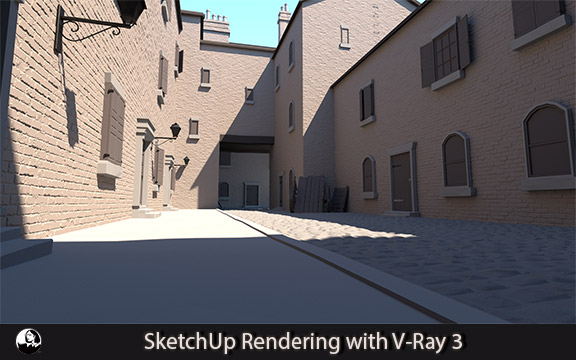 دانلود فیلم آموزشی SketchUp Rendering with V-Ray 3 لیندا
