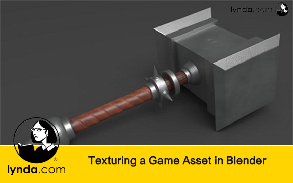 دانلود دوره آموزشی Texturing a Game Asset in Blender از Lynda