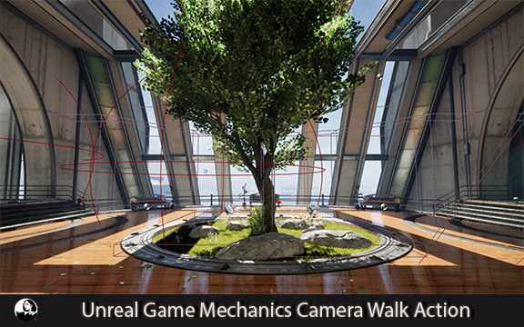 دانلود فیلم آموزشی Unreal Game Mechanics Camera Walk Action