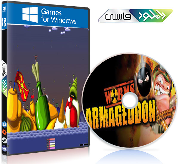 دانلود بازی کامپیوتر Worms Armageddon نسخه GOG