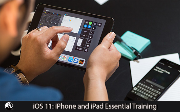 دانلود فیلم آموزشی iOS 11 iPhone and iPad Essential Training لیندا