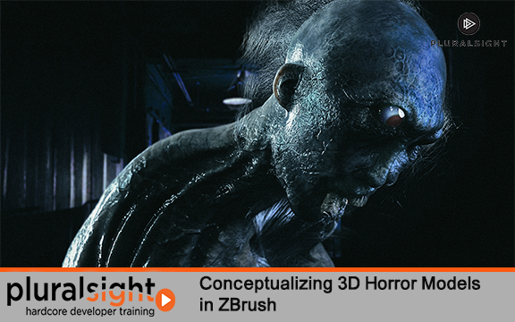دانلود فیلم آموزشی Conceptualizing 3D Horror Models in ZBrush