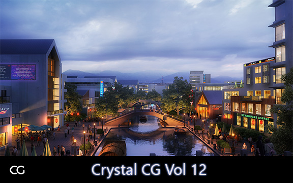 دانلود مدل سه بعدی صحنه خارجی Crystal CG Vol 12 برای 3ds Max