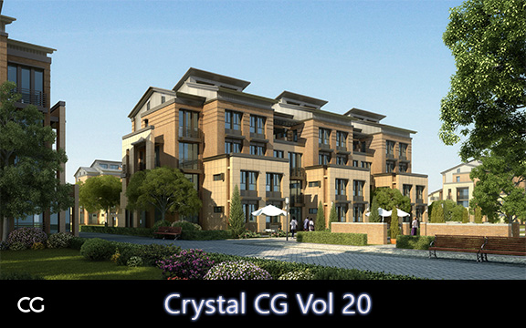 دانلود مدل سه بعدی صحنه خارجی Crystal CG Vol 20 برای 3ds Max