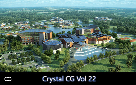 دانلود مدل سه بعدی صحنه خارجی Crystal CG Vol 22 برای 3ds Max