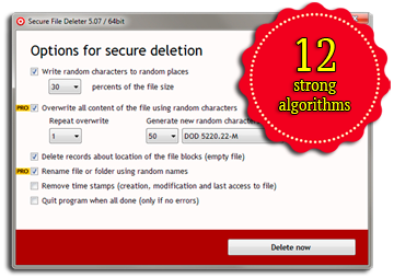 Cyrobo Secure File Deleter center