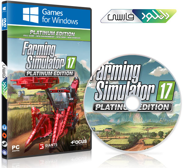 دانلود بازی Farming Simulator 17 Platinum Expansion – PC نسخه RELOADED