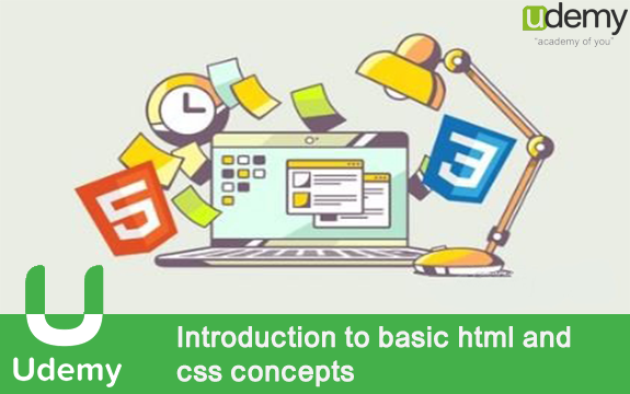 دانلود فیلم آموزشی Introduction to basic html and css concepts