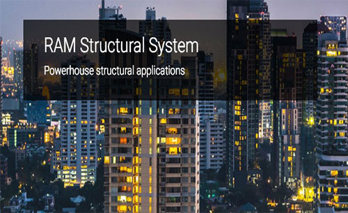 RAM Structural System CONNECT Edition center