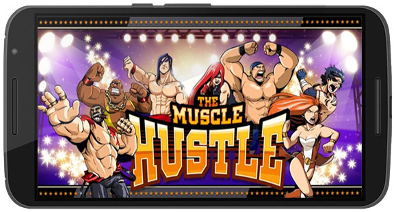 دانلود بازی The Muscle Hustle Slingshot Wrestling v1.0.13752 برای اندروید