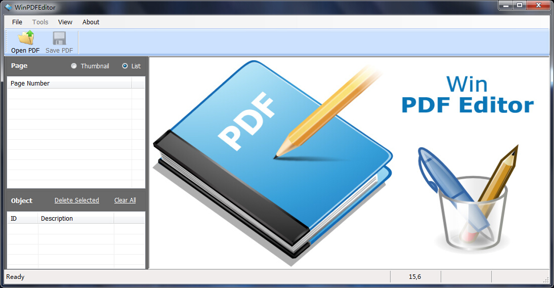 Win-PDF-Editor center