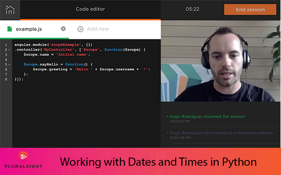 دانلود فیلم آموزشی Working with Dates and Times in Python